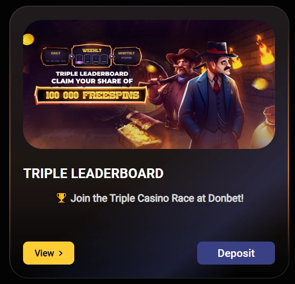 Donbet welcome bonus up to €750 plus 50 free spins offer